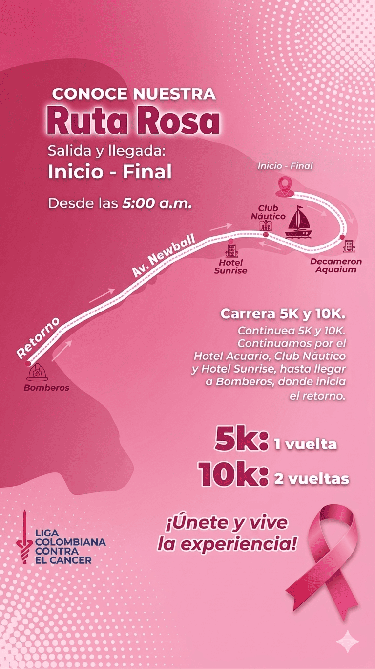 Ruta Rosa - Carrera 5K y 10K
